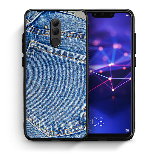 Θήκη Huawei Mate 20 Lite Jeans Pocket από τη Smartfits με σχέδιο στο πίσω μέρος και μαύρο περίβλημα | Huawei Mate 20 Lite Jeans Pocket case with colorful back and black bezels