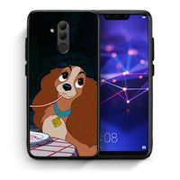 Thumbnail for Θήκη Αγίου Βαλεντίνου Huawei Mate 20 Lite Lady And Tramp 2 από τη Smartfits με σχέδιο στο πίσω μέρος και μαύρο περίβλημα | Huawei Mate 20 Lite Lady And Tramp 2 case with colorful back and black bezels