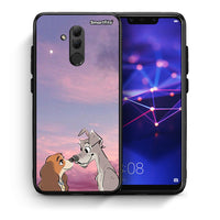 Thumbnail for Θήκη Huawei Mate 20 Lite Lady And Tramp από τη Smartfits με σχέδιο στο πίσω μέρος και μαύρο περίβλημα | Huawei Mate 20 Lite Lady And Tramp case with colorful back and black bezels