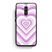 Thumbnail for Huawei Mate 20 Lite Lilac Hearts θήκη από τη Smartfits με σχέδιο στο πίσω μέρος και μαύρο περίβλημα | Smartphone case with colorful back and black bezels by Smartfits
