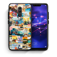 Thumbnail for Θήκη Huawei Mate 20 Lite Live To Travel από τη Smartfits με σχέδιο στο πίσω μέρος και μαύρο περίβλημα | Huawei Mate 20 Lite Live To Travel case with colorful back and black bezels
