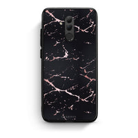 Thumbnail for 4 - Huawei Mate 20 Lite  Black Rosegold Marble case, cover, bumper