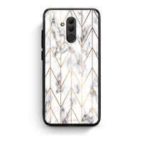 Thumbnail for 44 - Huawei Mate 20 Lite  Gold Geometric Marble case, cover, bumper