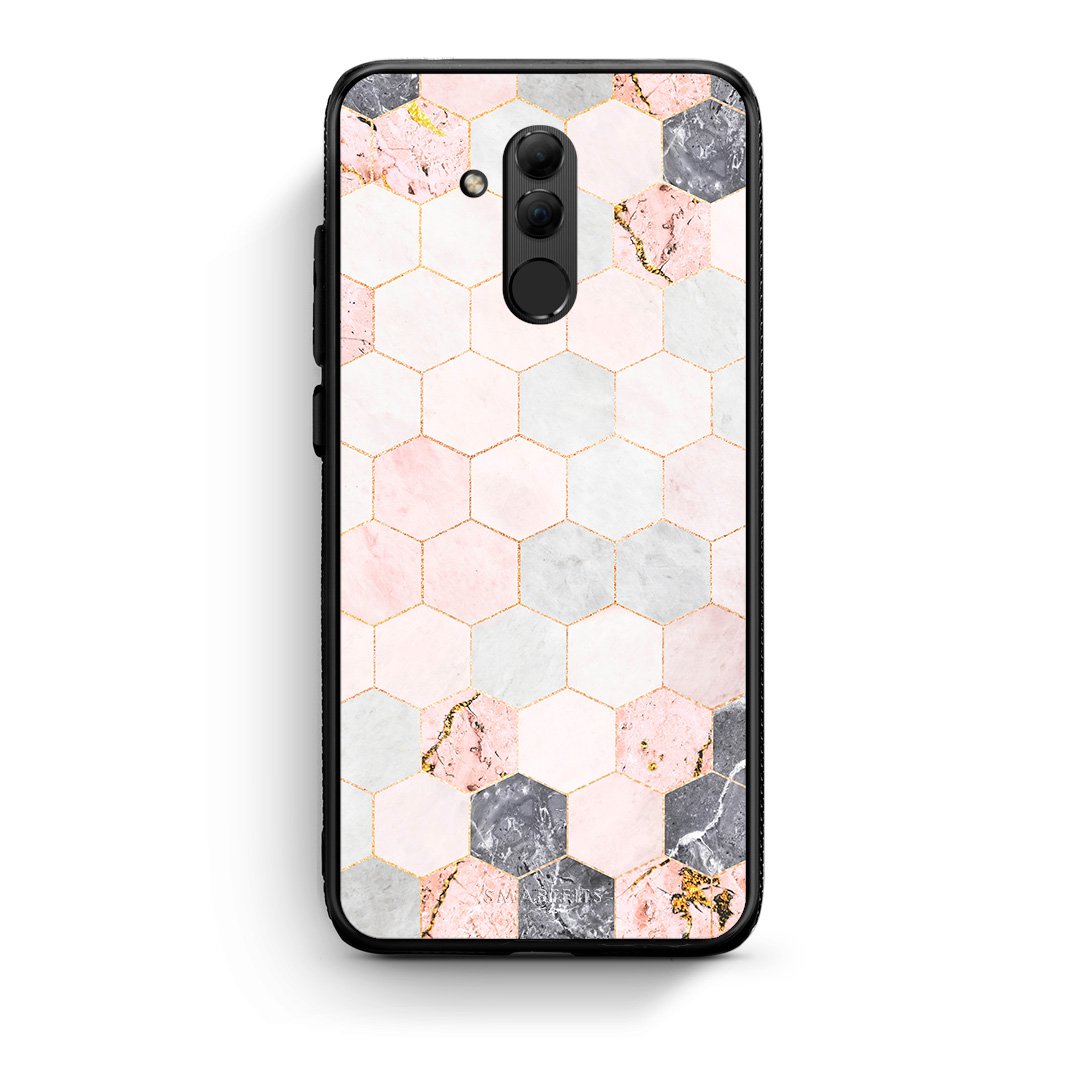 4 - Huawei Mate 20 Lite Hexagon Pink Marble case, cover, bumper