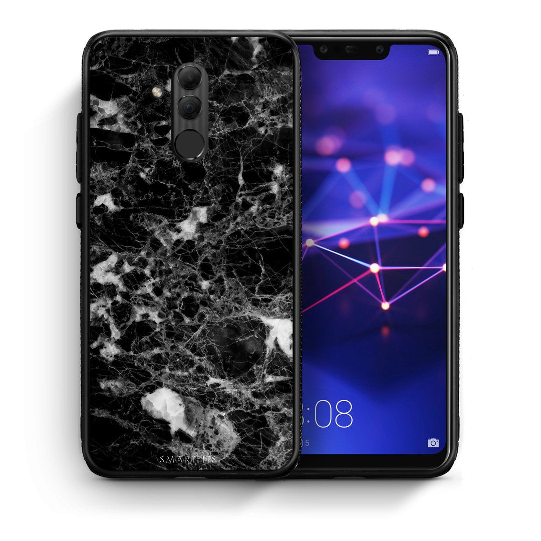 Θήκη Huawei Mate 20 Lite Male Marble από τη Smartfits με σχέδιο στο πίσω μέρος και μαύρο περίβλημα | Huawei Mate 20 Lite Male Marble case with colorful back and black bezels