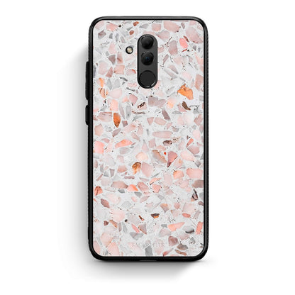Huawei Mate 20 Lite Marble Terrazzo θήκη από τη Smartfits με σχέδιο στο πίσω μέρος και μαύρο περίβλημα | Smartphone case with colorful back and black bezels by Smartfits
