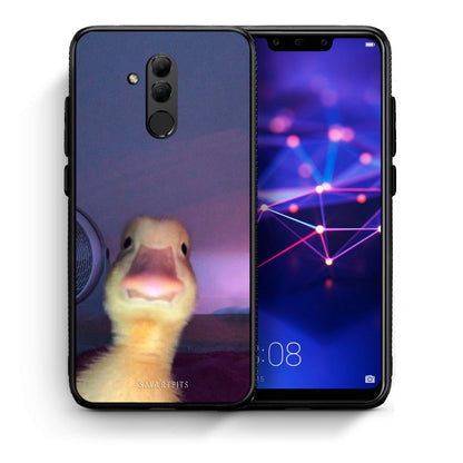 Θήκη Huawei Mate 20 Lite Meme Duck από τη Smartfits με σχέδιο στο πίσω μέρος και μαύρο περίβλημα | Huawei Mate 20 Lite Meme Duck case with colorful back and black bezels
