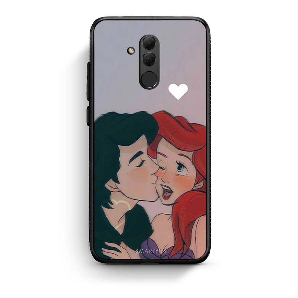Huawei Mate 20 Lite Mermaid Love Θήκη Αγίου Βαλεντίνου από τη Smartfits με σχέδιο στο πίσω μέρος και μαύρο περίβλημα | Smartphone case with colorful back and black bezels by Smartfits