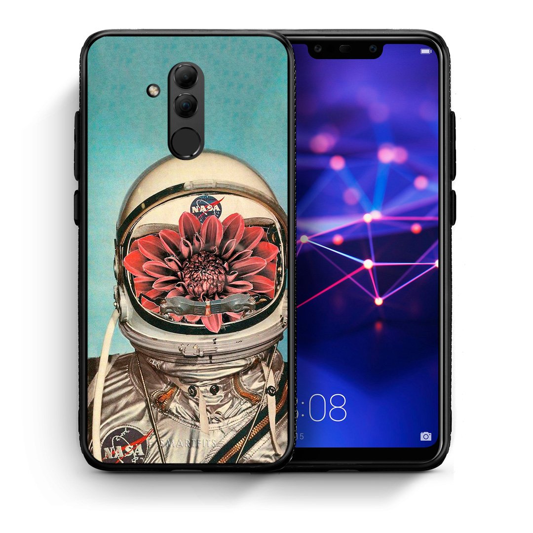 Θήκη Huawei Mate 20 Lite Nasa Bloom από τη Smartfits με σχέδιο στο πίσω μέρος και μαύρο περίβλημα | Huawei Mate 20 Lite Nasa Bloom case with colorful back and black bezels