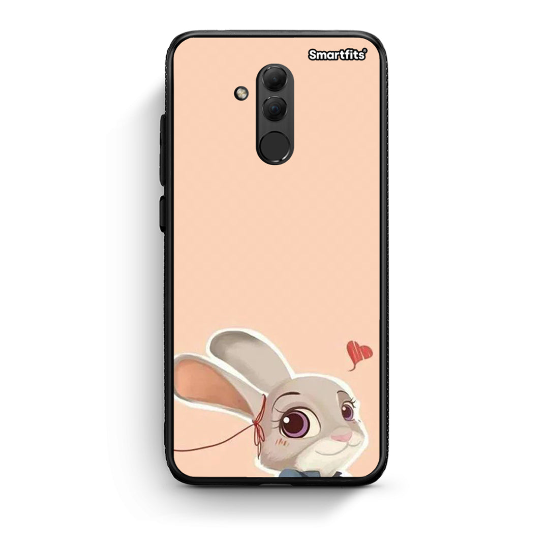 Huawei Mate 20 Lite Nick Wilde And Judy Hopps Love 2 θήκη από τη Smartfits με σχέδιο στο πίσω μέρος και μαύρο περίβλημα | Smartphone case with colorful back and black bezels by Smartfits