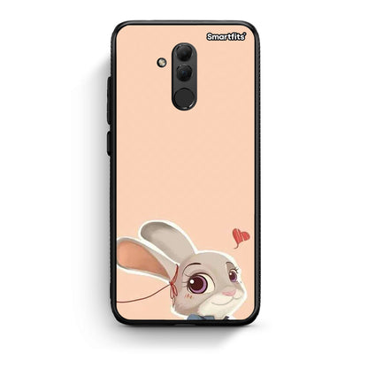 Huawei Mate 20 Lite Nick Wilde And Judy Hopps Love 2 θήκη από τη Smartfits με σχέδιο στο πίσω μέρος και μαύρο περίβλημα | Smartphone case with colorful back and black bezels by Smartfits
