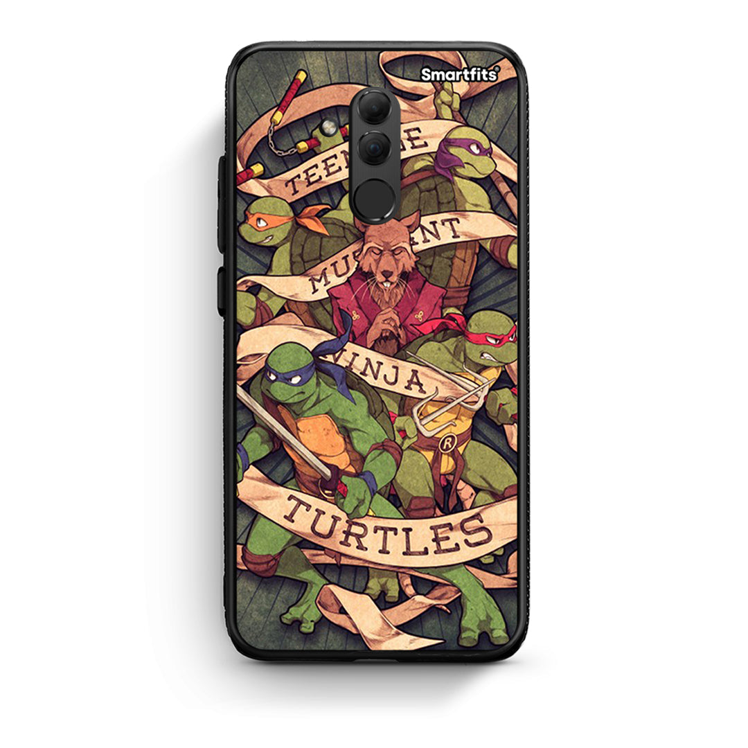 Huawei Mate 20 Lite Ninja Turtles θήκη από τη Smartfits με σχέδιο στο πίσω μέρος και μαύρο περίβλημα | Smartphone case with colorful back and black bezels by Smartfits