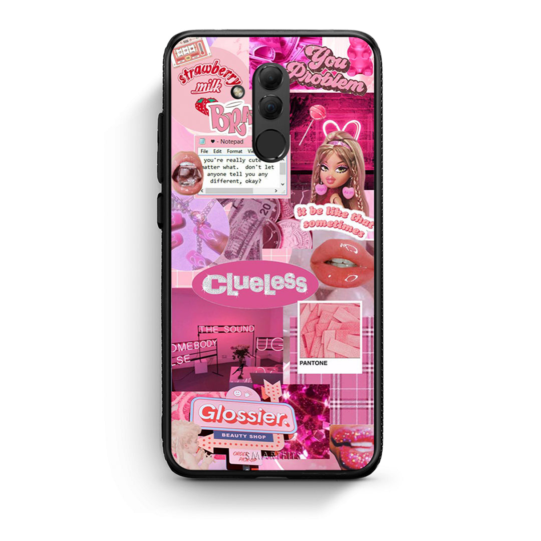 Huawei Mate 20 Lite Pink Love Θήκη Αγίου Βαλεντίνου από τη Smartfits με σχέδιο στο πίσω μέρος και μαύρο περίβλημα | Smartphone case with colorful back and black bezels by Smartfits