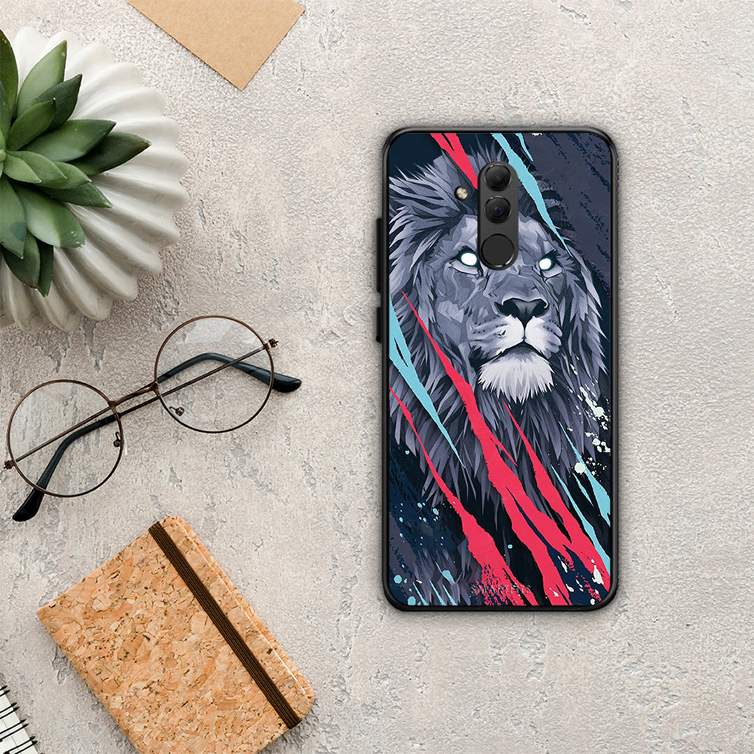 PopArt Lion Designer - Huawei Mate 20 Lite θήκη