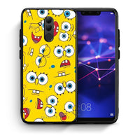Thumbnail for Θήκη Huawei Mate 20 Lite Sponge PopArt από τη Smartfits με σχέδιο στο πίσω μέρος και μαύρο περίβλημα | Huawei Mate 20 Lite Sponge PopArt case with colorful back and black bezels
