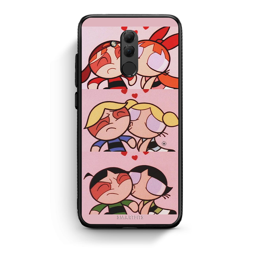 Huawei Mate 20 Lite Puff Love Θήκη Αγίου Βαλεντίνου από τη Smartfits με σχέδιο στο πίσω μέρος και μαύρο περίβλημα | Smartphone case with colorful back and black bezels by Smartfits