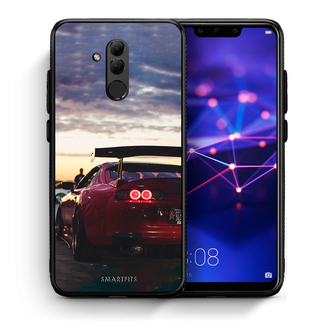 Θήκη Huawei Mate 20 Lite Racing Supra από τη Smartfits με σχέδιο στο πίσω μέρος και μαύρο περίβλημα | Huawei Mate 20 Lite Racing Supra case with colorful back and black bezels