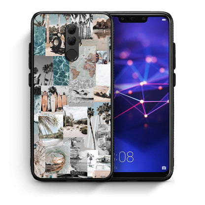 Θήκη Huawei Mate 20 Lite Retro Beach Life από τη Smartfits με σχέδιο στο πίσω μέρος και μαύρο περίβλημα | Huawei Mate 20 Lite Retro Beach Life case with colorful back and black bezels