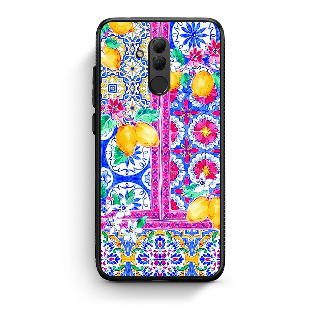 Huawei Mate 20 Lite Retro Spring θήκη από τη Smartfits με σχέδιο στο πίσω μέρος και μαύρο περίβλημα | Smartphone case with colorful back and black bezels by Smartfits