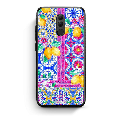 Huawei Mate 20 Lite Retro Spring θήκη από τη Smartfits με σχέδιο στο πίσω μέρος και μαύρο περίβλημα | Smartphone case with colorful back and black bezels by Smartfits