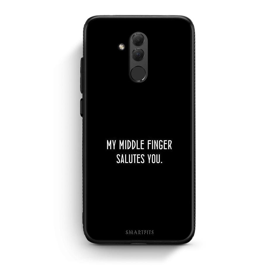 Huawei Mate 20 Lite Salute θήκη από τη Smartfits με σχέδιο στο πίσω μέρος και μαύρο περίβλημα | Smartphone case with colorful back and black bezels by Smartfits