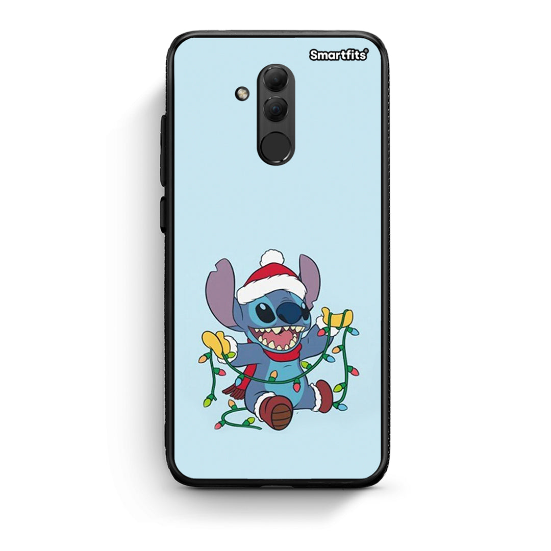 Huawei Mate 20 Lite Santa Stich θήκη από τη Smartfits με σχέδιο στο πίσω μέρος και μαύρο περίβλημα | Smartphone case with colorful back and black bezels by Smartfits