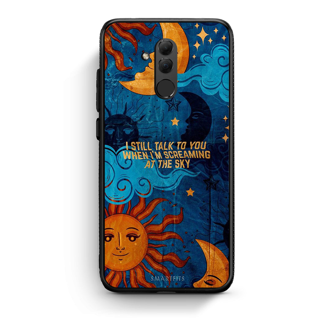 Huawei Mate 20 Lite Screaming Sky θήκη από τη Smartfits με σχέδιο στο πίσω μέρος και μαύρο περίβλημα | Smartphone case with colorful back and black bezels by Smartfits
