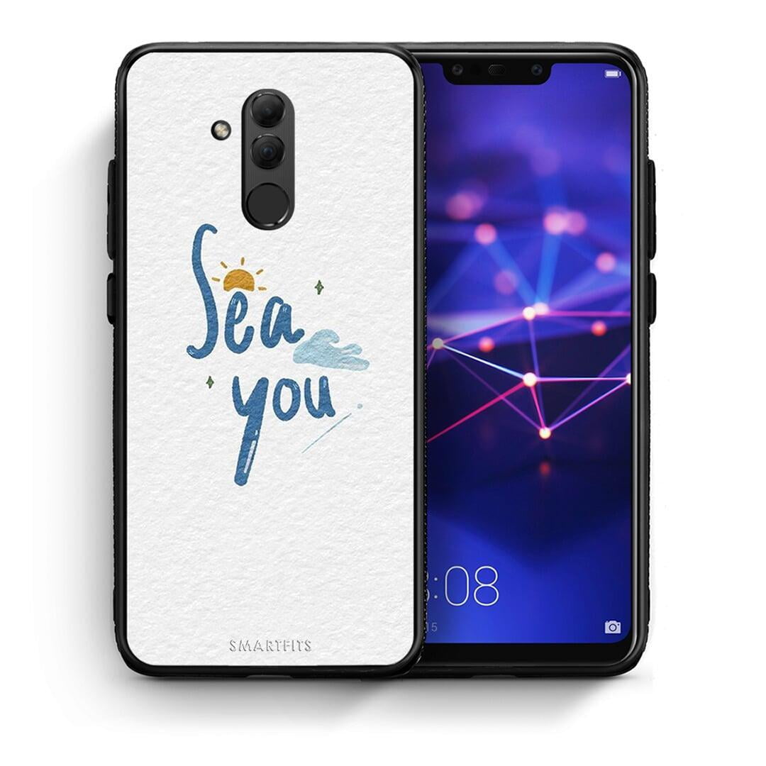 Θήκη Huawei Mate 20 Lite Sea You από τη Smartfits με σχέδιο στο πίσω μέρος και μαύρο περίβλημα | Huawei Mate 20 Lite Sea You case with colorful back and black bezels
