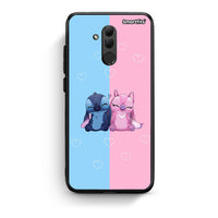 Thumbnail for Huawei Mate 20 Lite Stitch And Angel θήκη από τη Smartfits με σχέδιο στο πίσω μέρος και μαύρο περίβλημα | Smartphone case with colorful back and black bezels by Smartfits