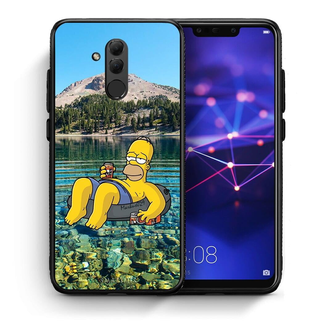 Θήκη Huawei Mate 20 Lite Summer Happiness από τη Smartfits με σχέδιο στο πίσω μέρος και μαύρο περίβλημα | Huawei Mate 20 Lite Summer Happiness case with colorful back and black bezels
