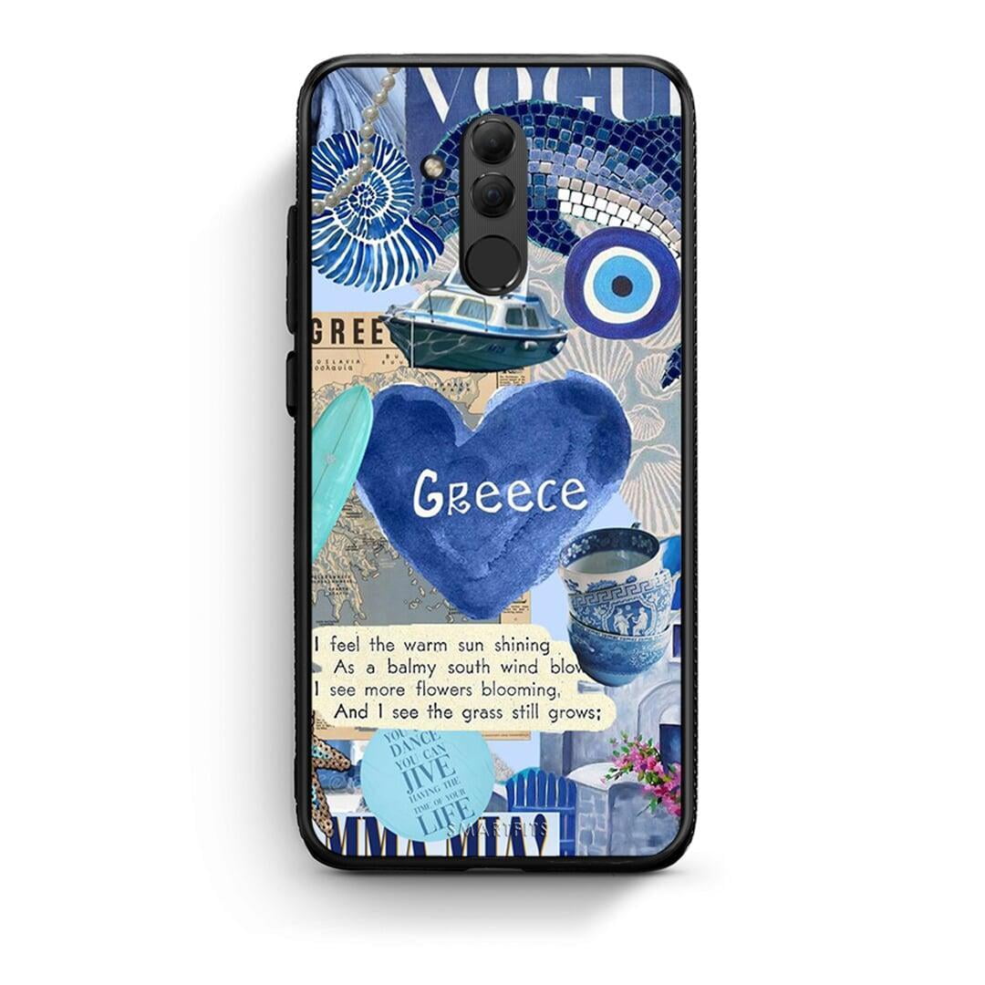 Huawei Mate 20 Lite Summer In Greece Θήκη από τη Smartfits με σχέδιο στο πίσω μέρος και μαύρο περίβλημα | Smartphone case with colorful back and black bezels by Smartfits