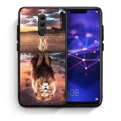 Θήκη Αγίου Βαλεντίνου Huawei Mate 20 Lite Sunset Dreams από τη Smartfits με σχέδιο στο πίσω μέρος και μαύρο περίβλημα | Huawei Mate 20 Lite Sunset Dreams case with colorful back and black bezels