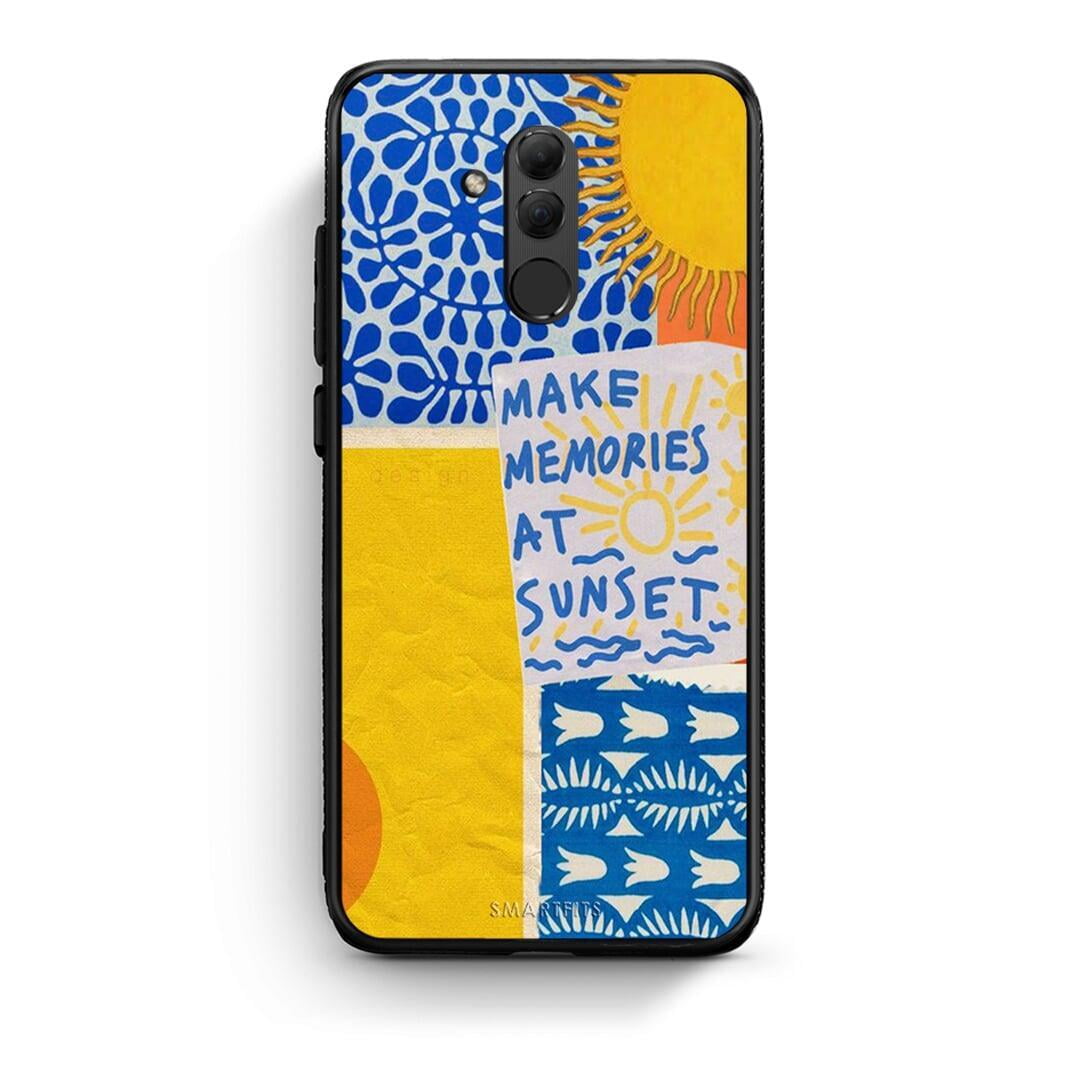 Huawei Mate 20 Lite Sunset Memories Θήκη από τη Smartfits με σχέδιο στο πίσω μέρος και μαύρο περίβλημα | Smartphone case with colorful back and black bezels by Smartfits