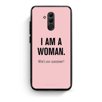Thumbnail for Huawei Mate 20 Lite Superpower Woman θήκη από τη Smartfits με σχέδιο στο πίσω μέρος και μαύρο περίβλημα | Smartphone case with colorful back and black bezels by Smartfits
