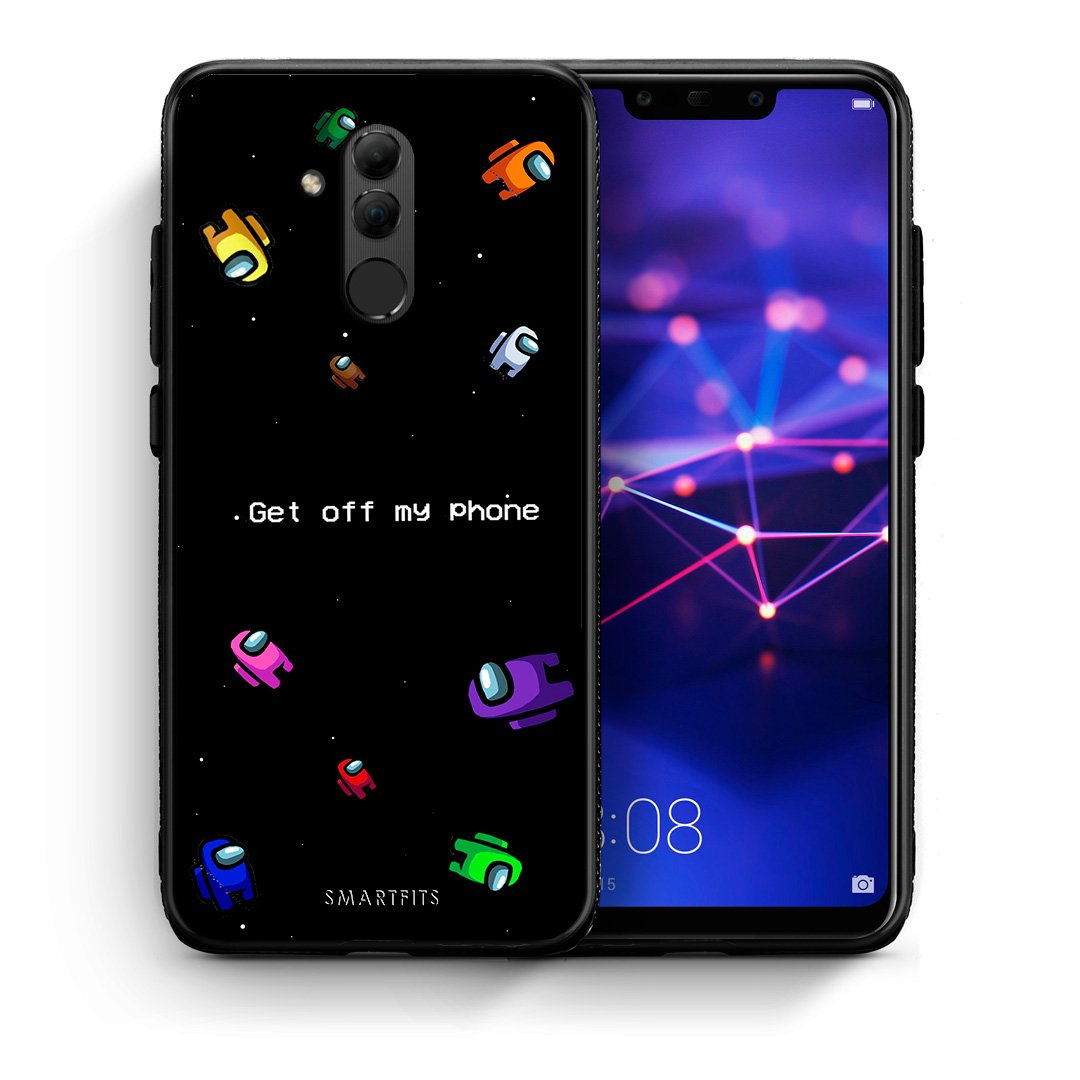 Θήκη Huawei Mate 20 Lite AFK Text από τη Smartfits με σχέδιο στο πίσω μέρος και μαύρο περίβλημα | Huawei Mate 20 Lite AFK Text case with colorful back and black bezels