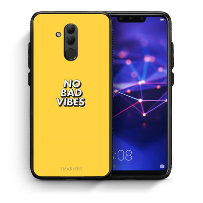 Θήκη Huawei Mate 20 Lite Vibes Text από τη Smartfits με σχέδιο στο πίσω μέρος και μαύρο περίβλημα | Huawei Mate 20 Lite Vibes Text case with colorful back and black bezels