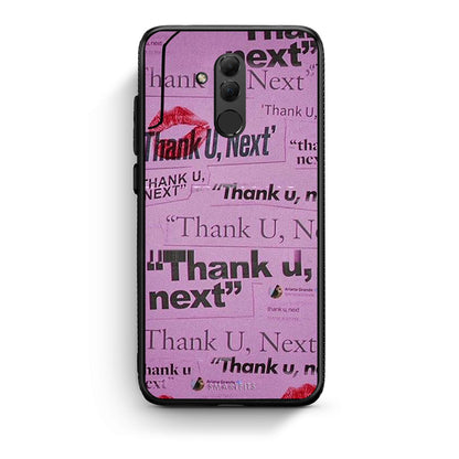 Huawei Mate 20 Lite Thank You Next Θήκη Αγίου Βαλεντίνου από τη Smartfits με σχέδιο στο πίσω μέρος και μαύρο περίβλημα | Smartphone case with colorful back and black bezels by Smartfits