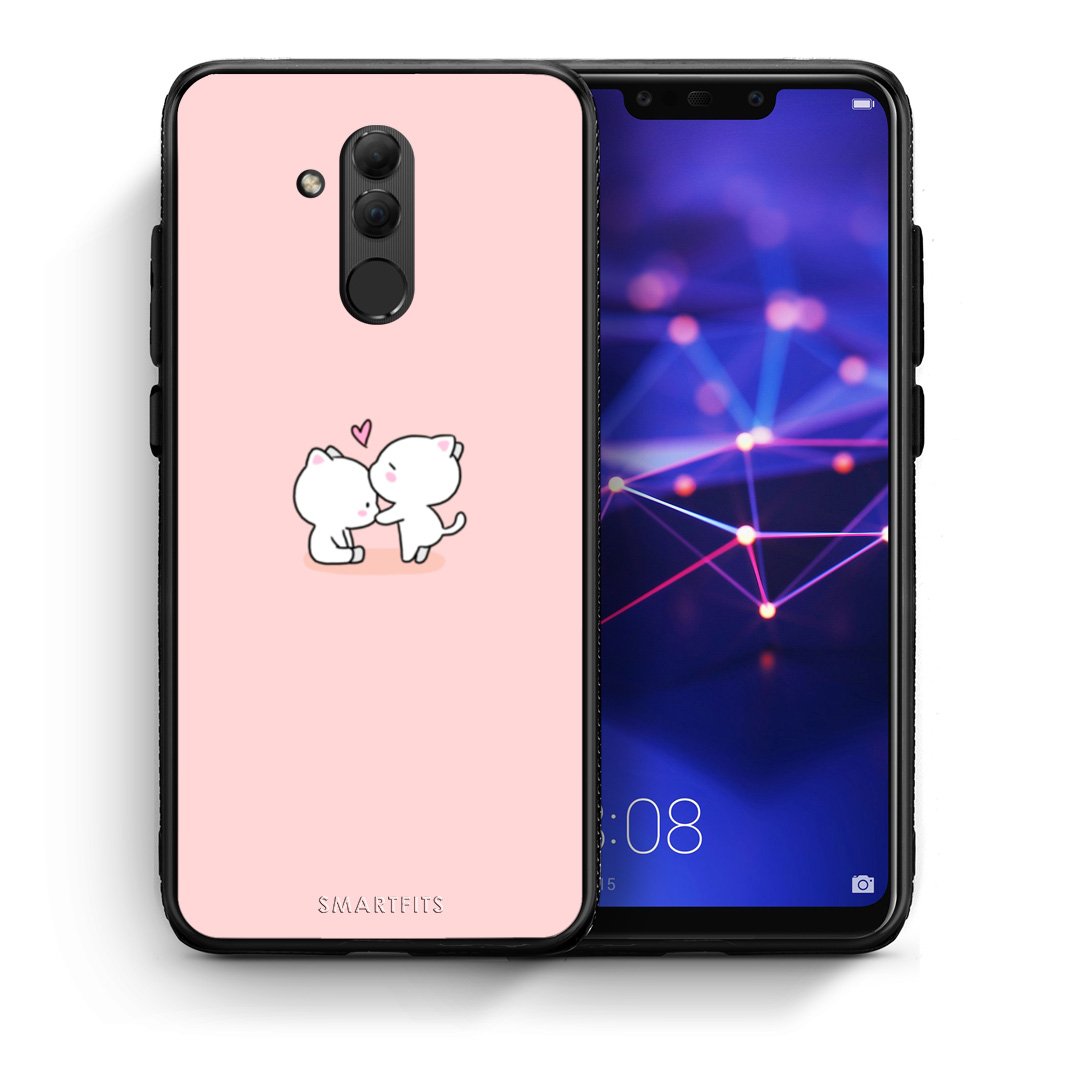 Θήκη Huawei Mate 20 Lite Love Valentine από τη Smartfits με σχέδιο στο πίσω μέρος και μαύρο περίβλημα | Huawei Mate 20 Lite Love Valentine case with colorful back and black bezels