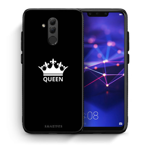Θήκη Huawei Mate 20 Lite Queen Valentine από τη Smartfits με σχέδιο στο πίσω μέρος και μαύρο περίβλημα | Huawei Mate 20 Lite Queen Valentine case with colorful back and black bezels
