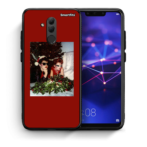 Θήκη Huawei Mate 20 Lite Waiting For Xmas από τη Smartfits με σχέδιο στο πίσω μέρος και μαύρο περίβλημα | Huawei Mate 20 Lite Waiting For Xmas case with colorful back and black bezels