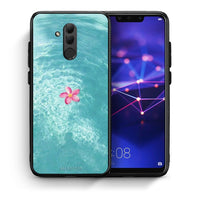 Thumbnail for Θήκη Huawei Mate 20 Lite Water Flower από τη Smartfits με σχέδιο στο πίσω μέρος και μαύρο περίβλημα | Huawei Mate 20 Lite Water Flower case with colorful back and black bezels