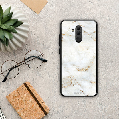 White Gold Marble - Huawei Mate 20 Lite θήκη