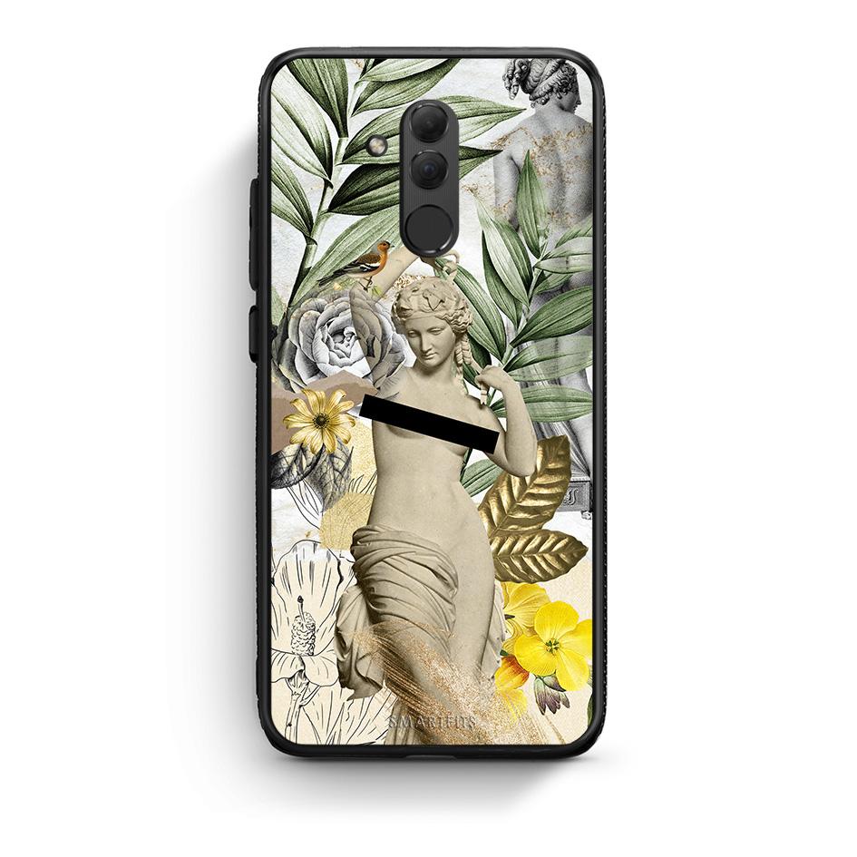 Huawei Mate 20 Lite Woman Statue θήκη από τη Smartfits με σχέδιο στο πίσω μέρος και μαύρο περίβλημα | Smartphone case with colorful back and black bezels by Smartfits