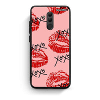 Thumbnail for Huawei Mate 20 Lite XOXO Lips θήκη από τη Smartfits με σχέδιο στο πίσω μέρος και μαύρο περίβλημα | Smartphone case with colorful back and black bezels by Smartfits