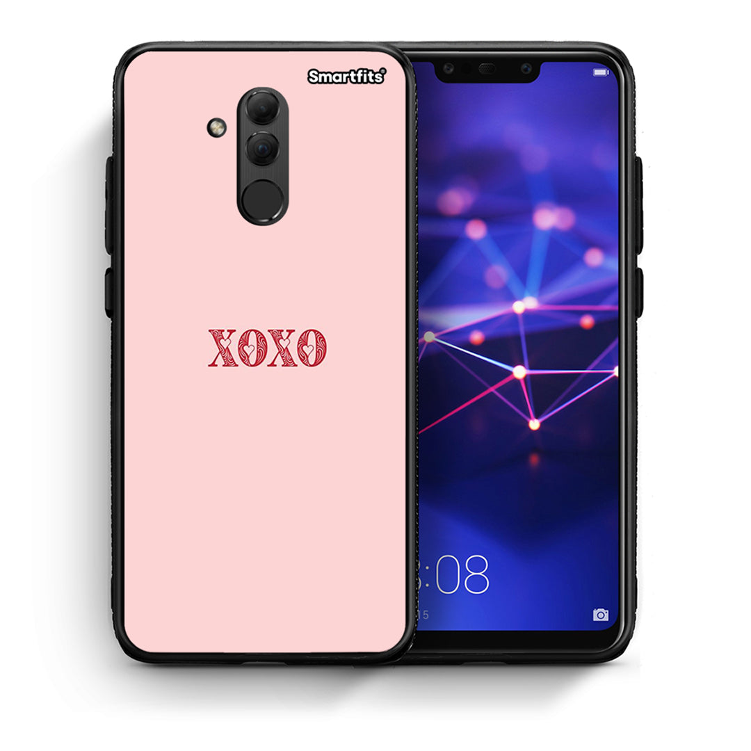 Θήκη Huawei Mate 20 Lite XOXO Love από τη Smartfits με σχέδιο στο πίσω μέρος και μαύρο περίβλημα | Huawei Mate 20 Lite XOXO Love case with colorful back and black bezels