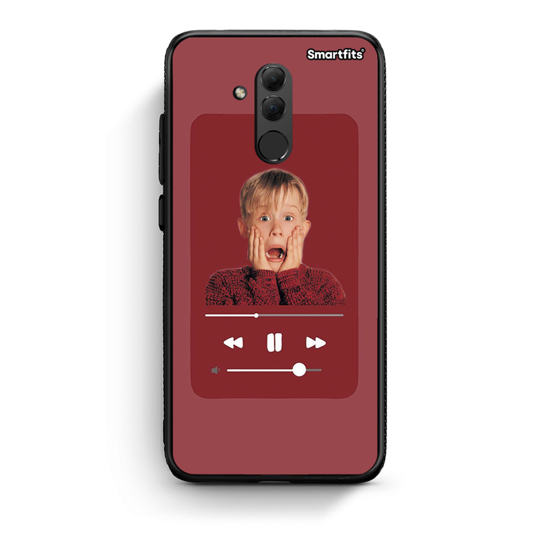 Huawei Mate 20 Lite Xmas Alone Music θήκη από τη Smartfits με σχέδιο στο πίσω μέρος και μαύρο περίβλημα | Smartphone case with colorful back and black bezels by Smartfits
