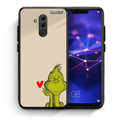 Θήκη Huawei Mate 20 Lite Xmas Grinch από τη Smartfits με σχέδιο στο πίσω μέρος και μαύρο περίβλημα | Huawei Mate 20 Lite Xmas Grinch case with colorful back and black bezels