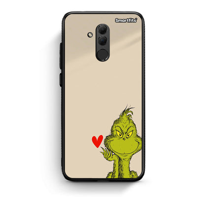 Huawei Mate 20 Lite Xmas Grinch θήκη από τη Smartfits με σχέδιο στο πίσω μέρος και μαύρο περίβλημα | Smartphone case with colorful back and black bezels by Smartfits