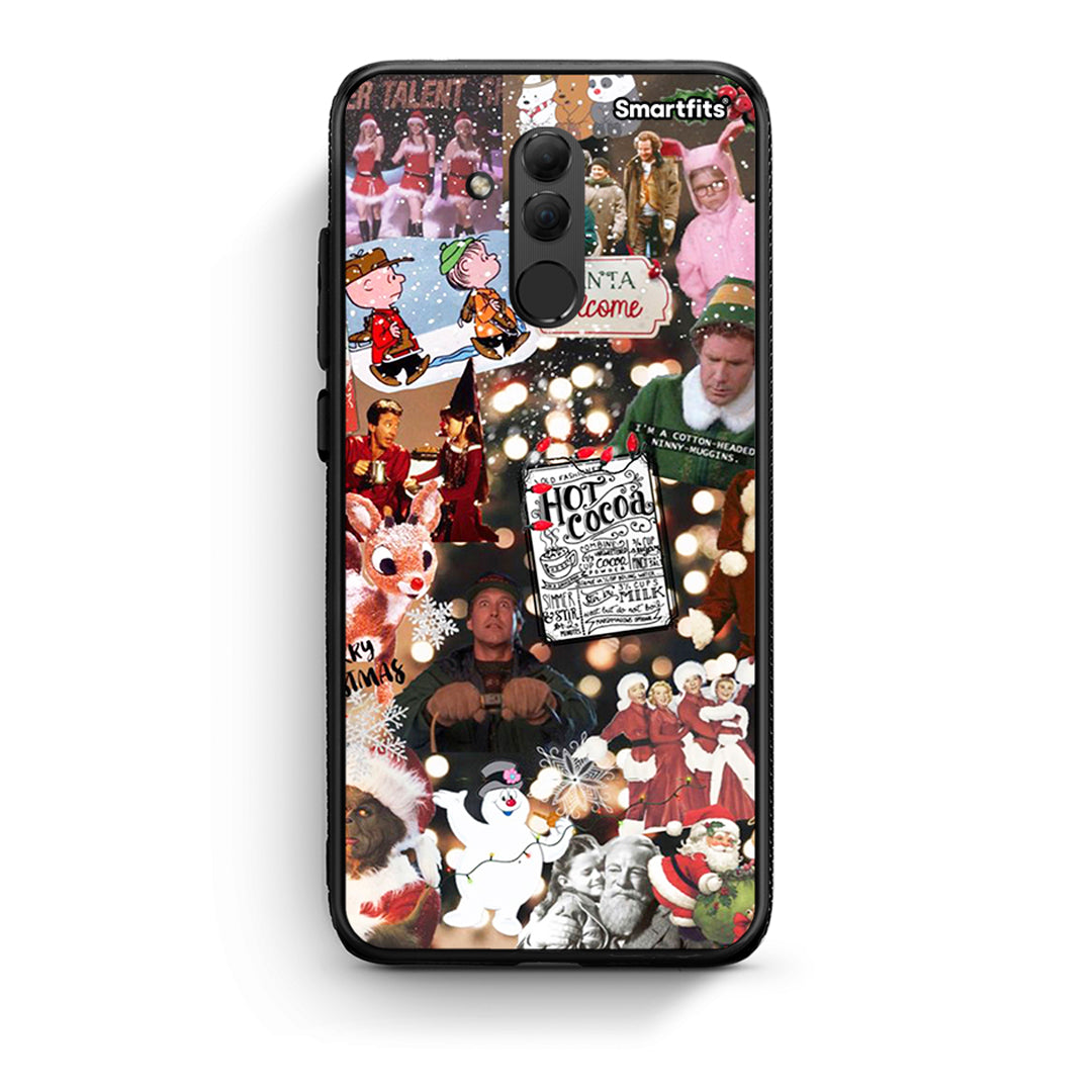 Huawei Mate 20 Lite Xmas Movies θήκη από τη Smartfits με σχέδιο στο πίσω μέρος και μαύρο περίβλημα | Smartphone case with colorful back and black bezels by Smartfits