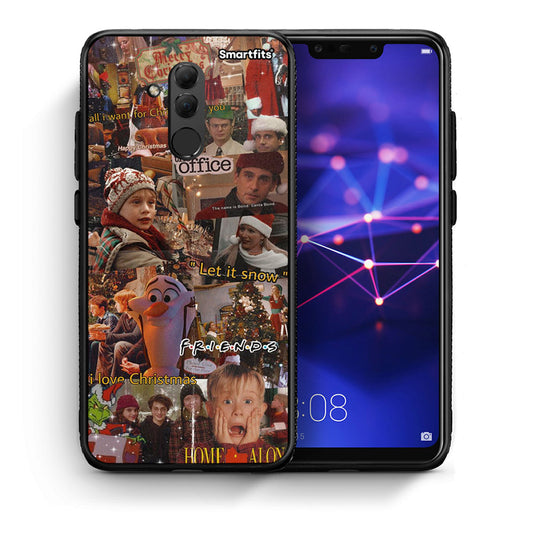 Θήκη Huawei Mate 20 Lite Xmas Wishes από τη Smartfits με σχέδιο στο πίσω μέρος και μαύρο περίβλημα | Huawei Mate 20 Lite Xmas Wishes case with colorful back and black bezels